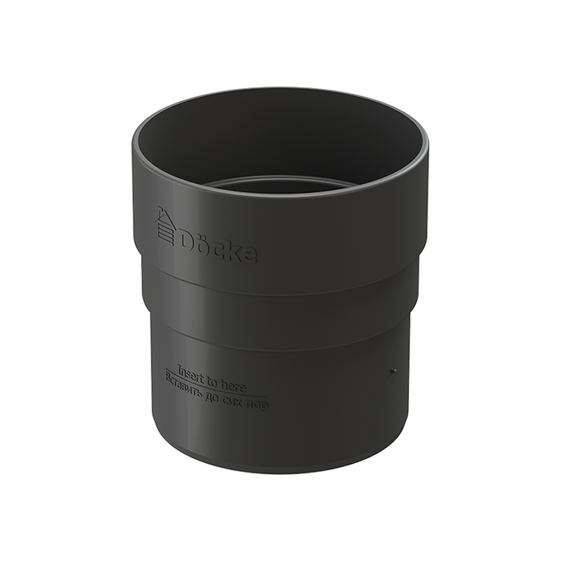 Муфта трубы Docke STANDARD D80 Серый RAL7024