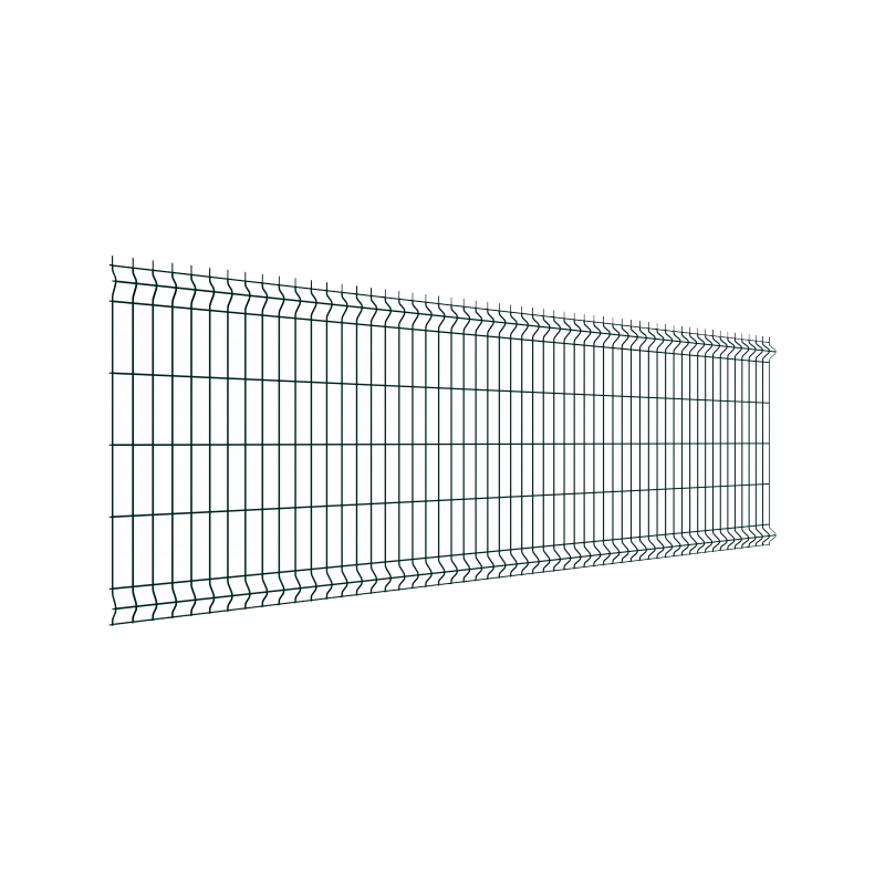 Панель ограждения сварная Grand Line 3D Medium PE RAL6005 ячейка 55x200 2500x1030 мм