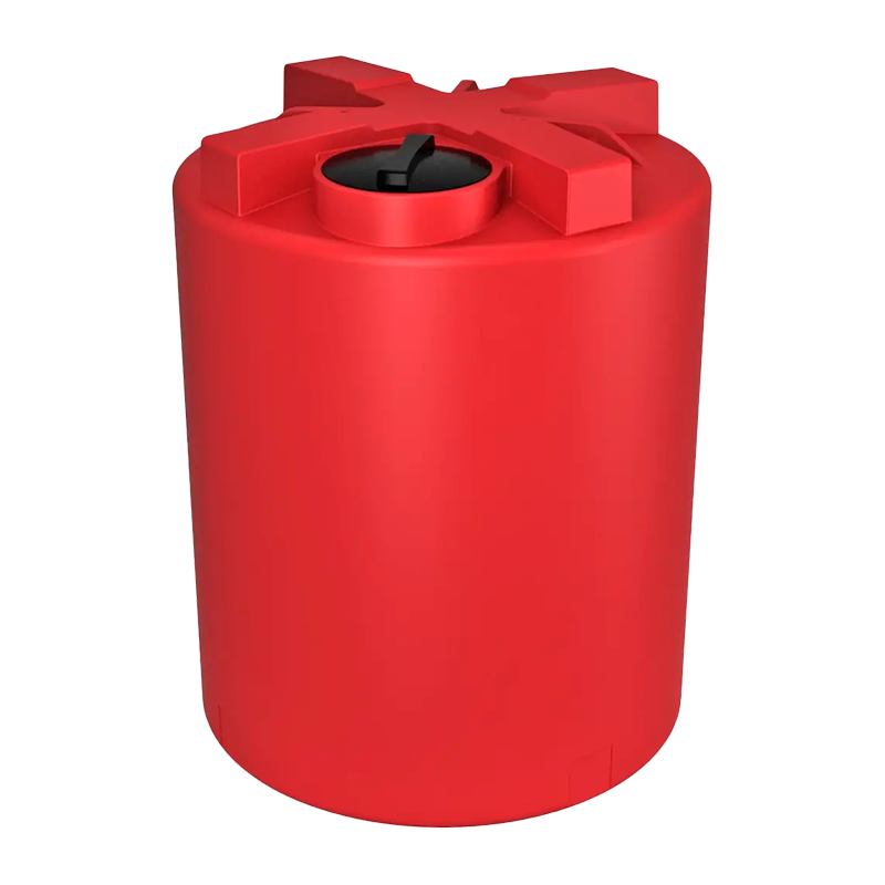 Емкость T 3000 КАС усиленная с крышкой с дыхательным клапаном цвет Красный