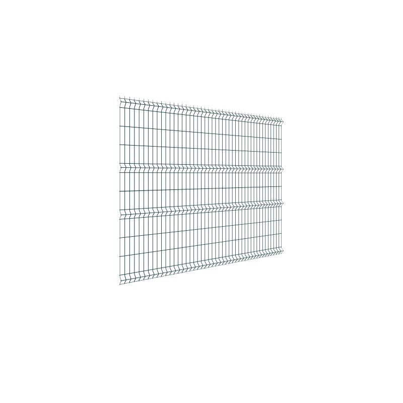 Панель ограждения сварная Grand Line 3D Medium PE RAL6005 ячейка 55x200 2500x2030 мм