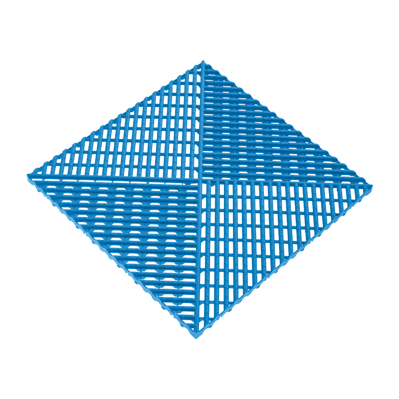 Решетка газонная с дополнительным обрамлением 400x400 мм Альта-Профиль Синий