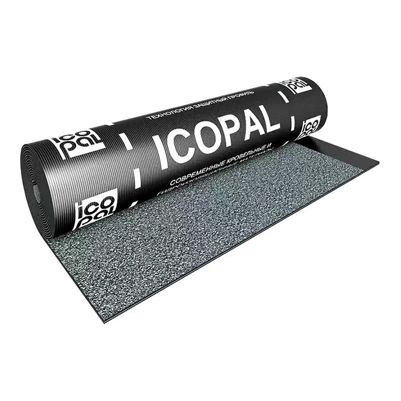 Рулонный материал Икопал В ЭКП (Icopal) Серый 10 м. x 1000 мм