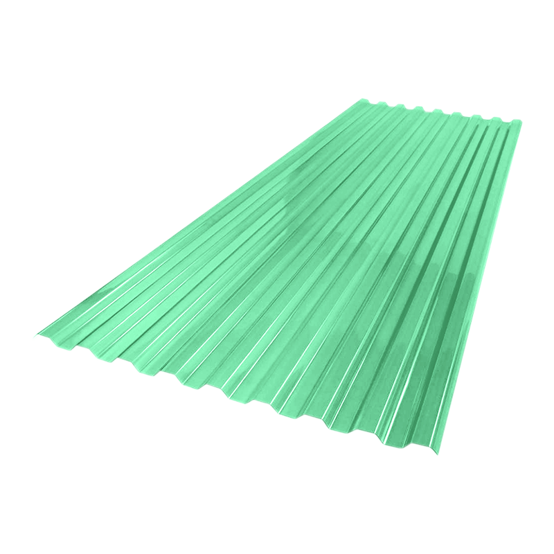 Поликарбонат профилированный Борекс 1,3 мм 2000x1050 трапеция 70x13 Зеленый