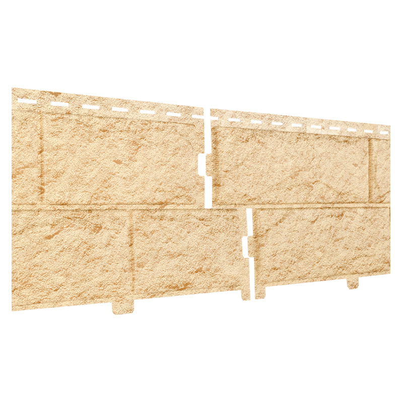 Фасадная панель Ю-Пласт StoneHouse Камень Золотистый