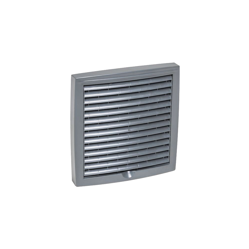 Решетка наружная вентиляционная 150x150 Vilpe RR23 Серый 150x153 мм