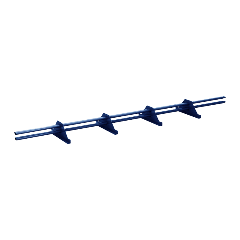 Снегозадержатель трубчатый Металл Профиль МП-3М RAL5005 40x20 мм сечение овальное 3000 мм