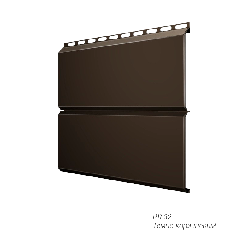 Сайдинг ЭкоБрус Grand Line 0,5 мм покрытие Rooftop Matte (Стальной Бархат) заказной цвет