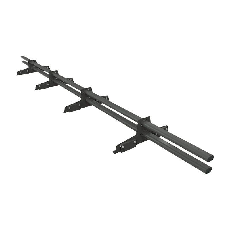 Снегозадержатель трубчатый для фальцевой кровли D-Bork PREMIUM F RAL7024 45x25 мм сечение овальное 3000 мм