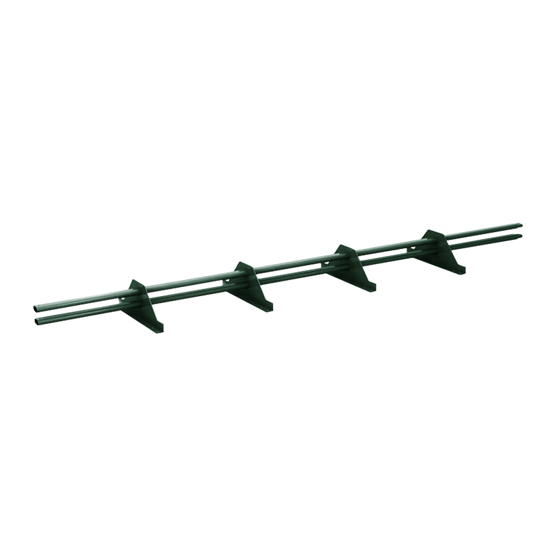 Снегозадержатель трубчатый Металл Профиль МП-3М RAL6005 40x20 мм сечение овальное 3000 мм