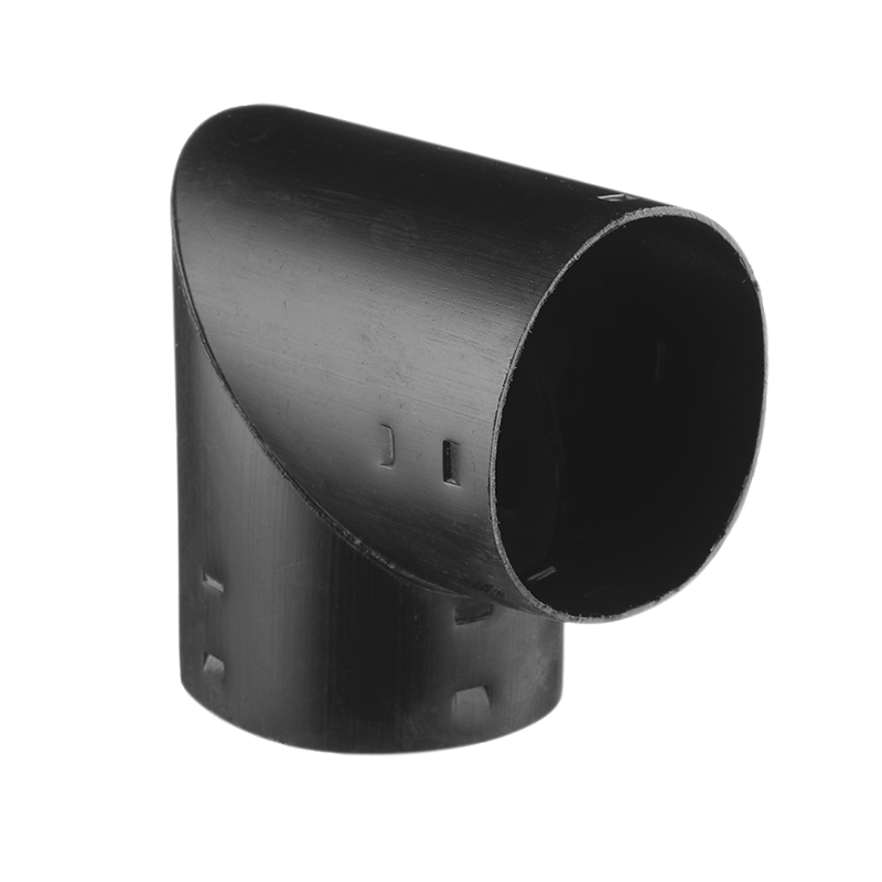 Отвод дренажной трубы Ø110 /94 мм FD-Plast Черный