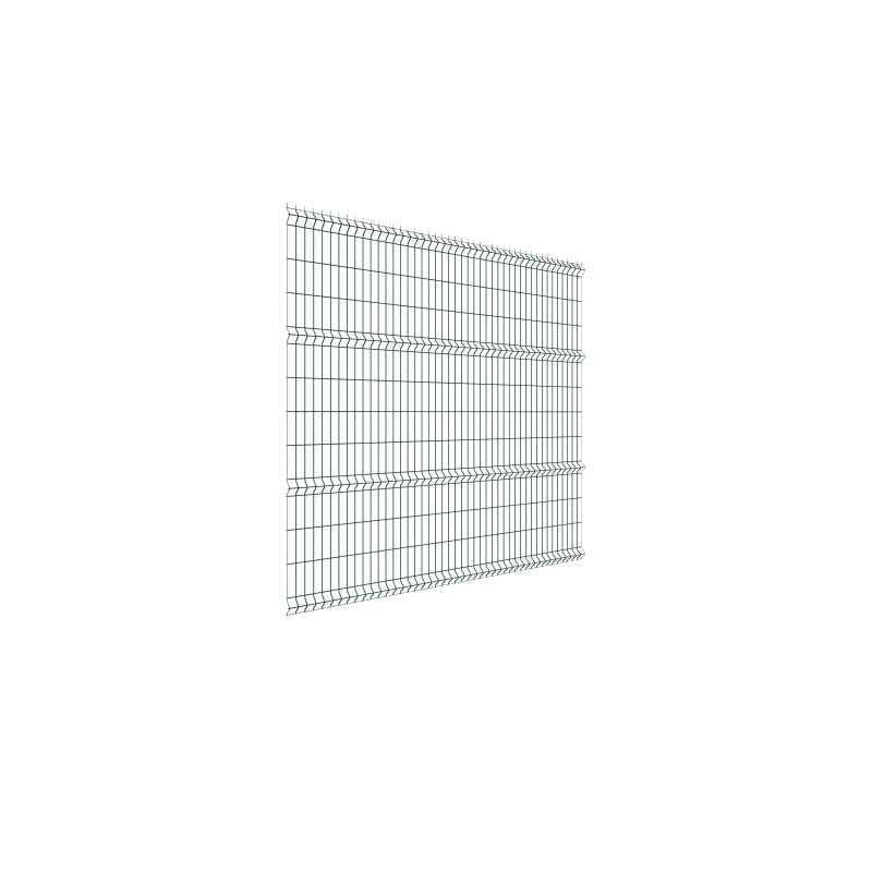 Панель ограждения сварная Grand Line 3D Medium PE RAL6005 ячейка 55x200 2500x2430 мм